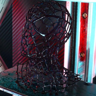 Lasst einfahren Gift symbiotisch spider Netz iczfirz Ventilator Kunst Büsten Wunder mcu Symbiote 3d print model - Mito3D