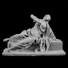 lucretia traf york scan roman Skulptur Marmor Selbstmord Tod 17thcentury 3d print model - Mito3D
