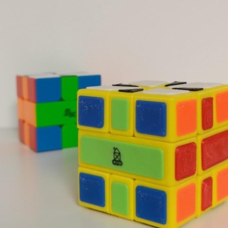 square 1 rubik cubo banda ej grzn juguetes juegos rompecabezas óptico espejismo cuadrado Cubo rubix speedcube 3d print model - Mito3D