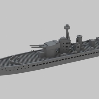 Kraliyet Donanma Erebus sınıf monitör ww2 Lee mccol masaüstü karakterler yaratıklar tarihi Evren Araçlar makineler tekne deniz gemi savaş gemisi 3d print model - Mito3D