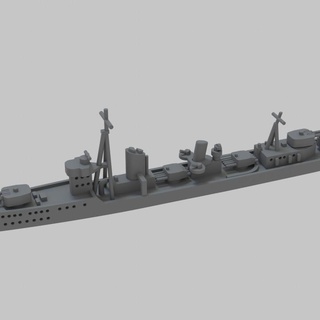 imperial japanese navy kagero class destroyer lee mccoll Tabletop Characters & Creatures Historical Universe Vehicles Machines model scale ship miniature ww2 wargame warship naval 3d print model - Mito3D