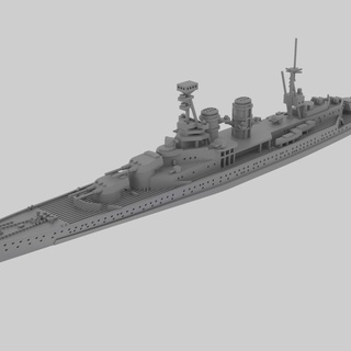 ww1 renown class battlecruisers royal navy lee mccoll Tabletop Characters & Creatures Historical Universe Vehicles Machines battle sea victory miniature wargame warship hms repulse battelcruiser 3d print model - Mito3D