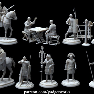 roman legion value pack gadgetworks Tabletop Characters & Creatures Historical Universe ancient dice miniatures rome wargaming standard minis cavalry centurion 32mm auxiliary legionary tabletopcharacters&creatures&gt fantasyuniverse 3d print model - Mito3D