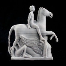 caballo cabo esfinge muzeo nazionale della magna grecia italia scan granito acrolith 3d print model - Mito3D