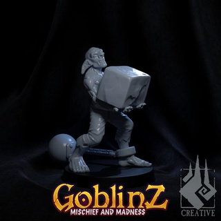 goblin captive 08 ember smith creative Tabletop Characters & Creatures Fantasy Universe worker npc prisoner 3d print model - Mito3D