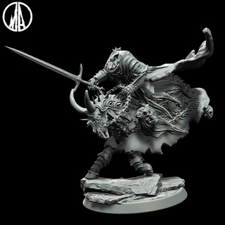 headless horseman - lost souls monolith arts Tabletop Characters & Creatures Fantasy Universe fantasy ghost horse evil wraith soul spirit steed 3d print model - Mito3D
