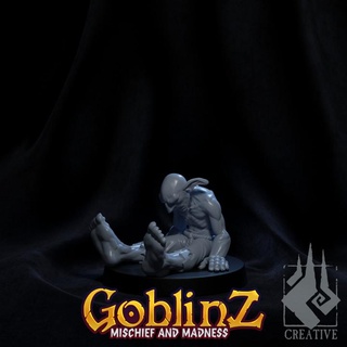 goblin captive 09 ember smith creative Tabletop 3D Printable Terrain Fantasy worker npc prisone 3d print model - Mito3D