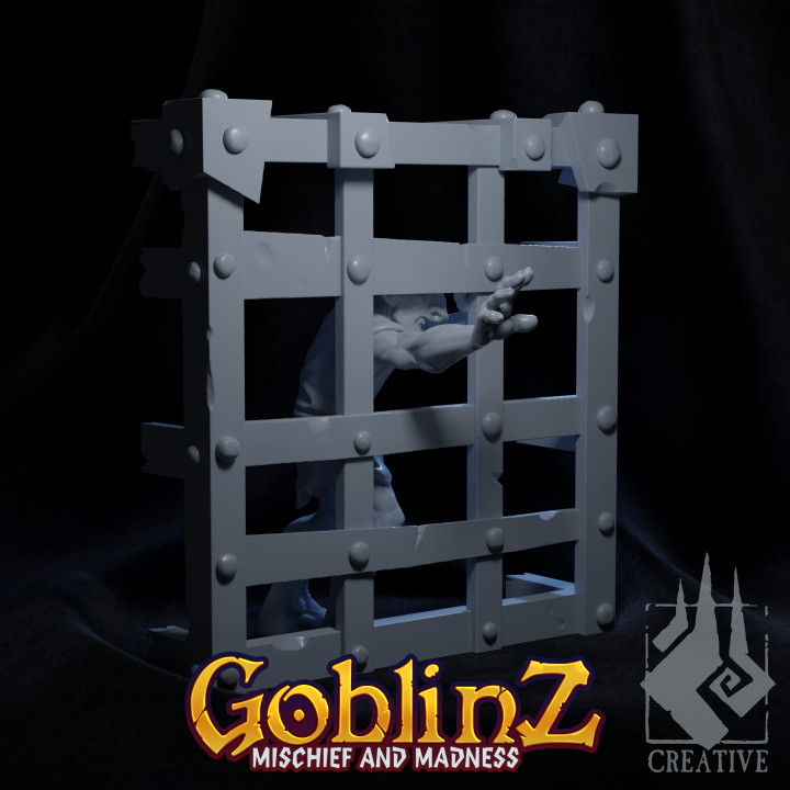 goblin captive 10 ember smith creative Tabletop 3D Printable Terrain Fantasy worker npc prisoner 3D print model - Mito3D