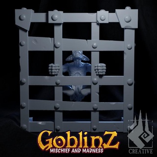 goblin cativo 11 brasa ferreiro criativo tampo mesa 3D imprimível terreno fantasia trabalhador npc prisioneiro 3d print model - Mito3D