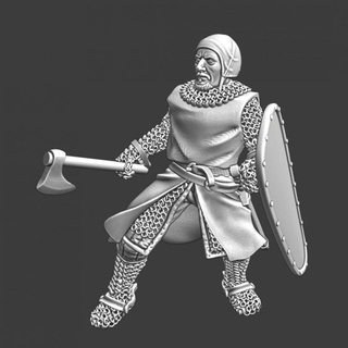 Ortaçağa ait İsveççe haçlı neva nehir kuzey Haçlı seferleri minyatürler masaüstü karakterler yaratıklar tarihi Evren savaş şekil şövalye model asker oyunları Alexander minyatür 28mm Nevsky 1241 3d print model - Mito3D