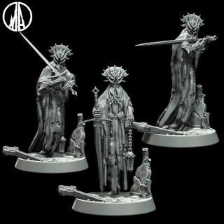 restless shadow - lost souls 3 poses monolith arts Tabletop Characters & Creatures Fantasy Universe fantasy ghost lotr evil wraith soul nazgul ringwraith 3d print model - Mito3D