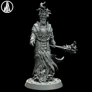 soulfire giant - lost souls monolith arts Tabletop Characters & Creatures Fantasy Universe fantasy ghost fire evil wraith soul spirit furnace 3d print model - Mito3D