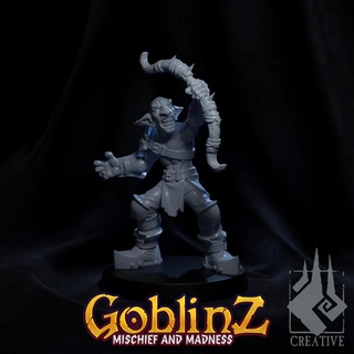 goblin archer 03 ember smith creative Tabletop Characters & Creatures Fantasy Universe 3d print model - Mito3D