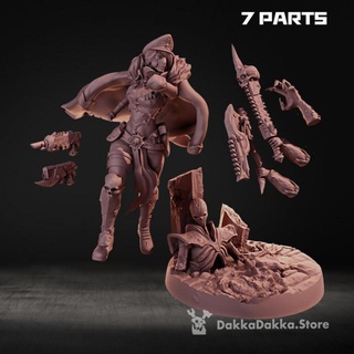 sangue commissario dakkadakkastore tavolo personaggi creature Sci Fi universo collezione decorativo warhammer gioco guerra 28mm dakkadakka 3d print model - Mito3D