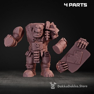 rendere waaagh guerra dakkadakkastore tavolo personaggi creature Sci Fi universo 40k pace warhammer gioco 28mm orks dakkadakka 3d print model - Mito3D