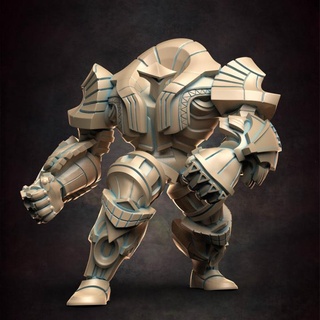 egyptian golem ancient red clay collectibles Tabletop Characters & Creatures Fantasy Universe egypt gold metal rpg tower dungeon 3d print model - Mito3D