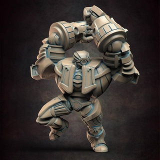 egyptian golem mighty c red clay collectibles Tabletop Characters & Creatures Fantasy Universe egypt 3d print model - Mito3D