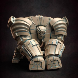 egyptian golem mighty red clay collectibles Tabletop Characters & Creatures Fantasy Universe egypt knight rpg warrior pharaon dnd 3d print model - Mito3D