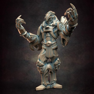 egyptian golem sharp one red clay collectibles Tabletop Characters & Creatures Fantasy Universe egypt rpg pharaon dnd 3d print model - Mito3D