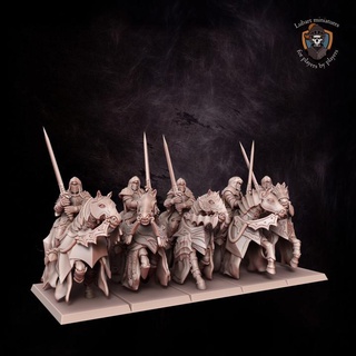 knights penitent lubart miniatures Tabletop Characters & Creatures Fantasy Universe fantasy warhammer sla age wargame special 9th warhammerfantasy whfb theninthage ninthage ninth kingdomofequitaine t9a lubartminiatures koe 3d print model - Mito3D