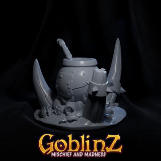 corruption cauldron ember smith creative Tabletop 3D Printable Terrain Fantasy cooking goblin pot prop cauldronn 3d print model - Mito3D
