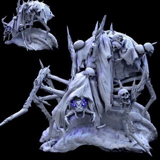 Herrin Drohne 1 2 Mini Monster Chaos Tischplatte Zeichen Kreaturen Fantasie Universum Tier Gehirn dunkel Drachen Haken Grusel Rollenspiel Spinne böse Schatten ältere Höhle tief unterdunkel Triderie illithid 5e Verantwortlicher Intellekt 3d print model - Mito3D