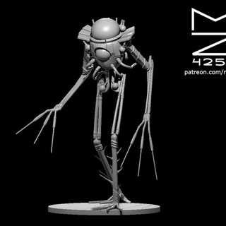 alquímico golem miguel Zavala tampo mesa personagens criaturas Sci Fi universo 3d print model - Mito3D