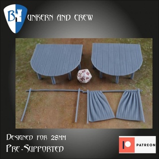 theater stage kenneth kruse rensen Tabletop 3D Printable Terrain Fantasy fantasy tabletop d&d 28mm dnd pathfinder 3d print model - Mito3D