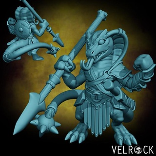 gladiateur curieuse bestioles fantaisie île présupporté velrock art miniatures table personnages créatures univers barbare combattant guerrier serpent dnd lézard créature yuanti 3d print model - Mito3D