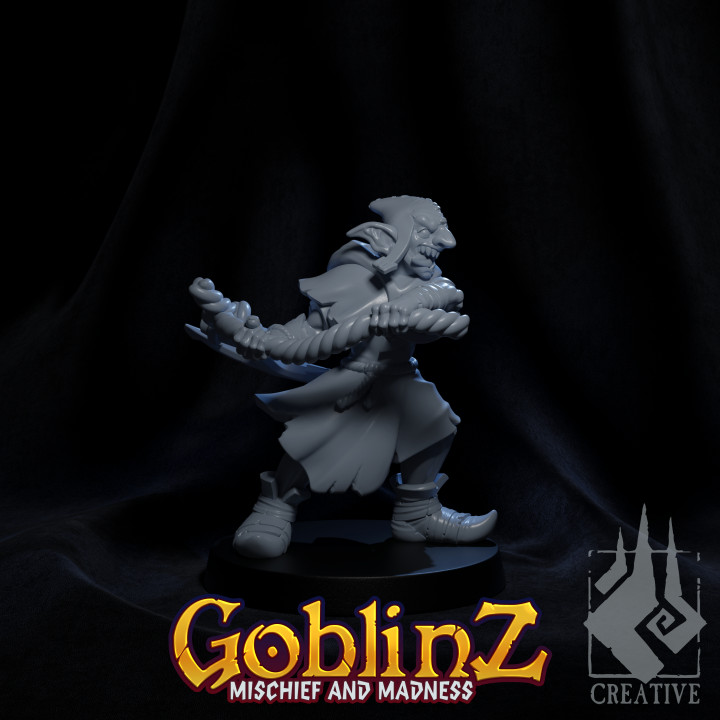 goblin âncora atirador brasa ferreiro criativo tampo mesa personagens criaturas fantasia universo 3D print model - Mito3D