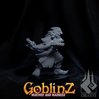 goblin lanciatore brace fabbro creativo tavolo personaggi creature fantasia universo 3d print model - Mito3D