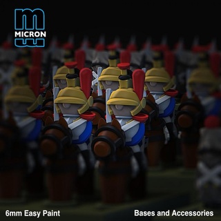 bases accessories micron miniatures Tabletop easyprint 6mm 3d print model - Mito3D