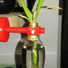 ampoule vase jardin hack pot fleurs 3d print model - Mito3D