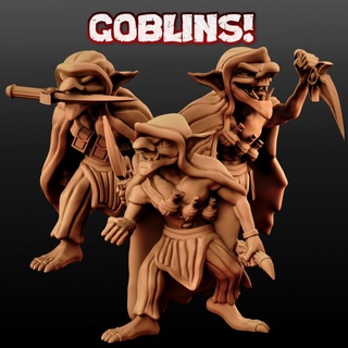 goblin assassins miniforge Tabletop Characters & Creatures Fantasy Universe dragons dungeons small knife miniature assassin tabletop hobgoblin dnd warg tribe goblinoid sneaky cunning 3d print model - Mito3D