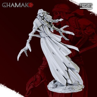 kosheivs roses spectrales 3 ghamak table personnages créatures fantaisie univers dragons donjons fantôme marteau guerre miniature jeu nuit dnd hanter éclaireur spectre wh aos nighthaunt 3d print model - Mito3D