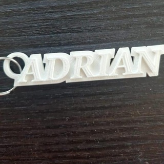 adrian keychain ciprian ciobancan Fashion & Accessories Keyrings 3d print model - Mito3D