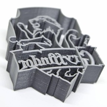 gryffindor coat arms cookie cutter & garden 3d print model - Mito3D