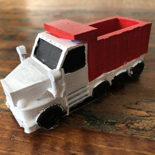 dettagliata discarica camion decs32099 giocattoli Giochi giocattolo veicoli 3d print model - Mito3D