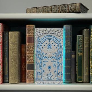 mineiro portão crosslances livro suporte porta fantasia anel senhor lotr gimli gollum estúdio biblioteca gandalf Aragorn moria estantes 3d print model - Mito3D
