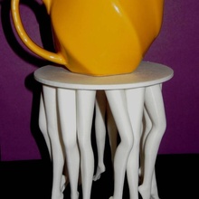 waltz tea table & garden 3d print model - Mito3D