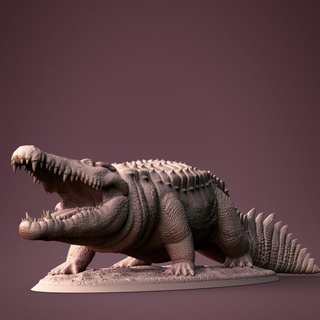 purussaurus clynche art Toys & Games Animal Creature Figures dinosaur tabletop dnd 3d print model - Mito3D