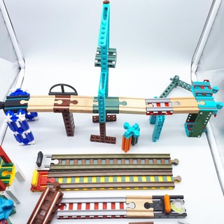 beambridge9 nihai ahşap demiryolu köprü sistemi dejf oyuncaklar oyunlar canlılık ışın uyumlu tahta yol sapı Printablok Izlemek uzun kiriş bit ışını Merkur 3d print model - Mito3D