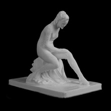 baigneur rencontré york numérisation marbre français nude 18thcentury newyork jeanantoinehoudon houdon 3d print model - Mito3D