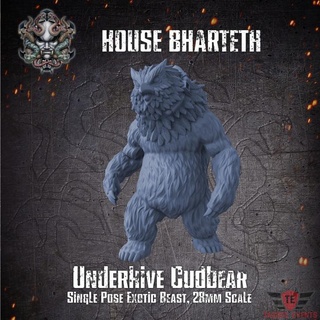 house bharteth - underhive cudbear tagged events Tabletop Characters & Creatures Sci-Fi Universe 40k warhammer necromunda owlbear 3d print model - Mito3D