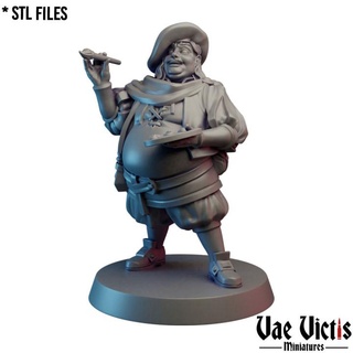artist pre-supported vae victis miniatures Tabletop Characters & Creatures Fantasy Universe art fantasy rpg tabletop painter dnd artisan supported 3d print model - Mito3D
