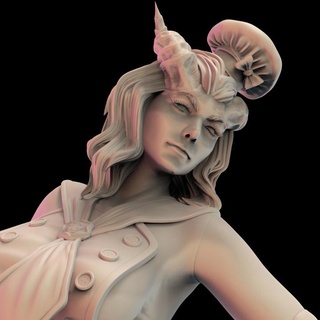 tiefling chef free tgr Tabletop Characters & Creatures Fantasy Universe 3d print model - Mito3D