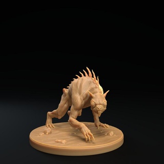 chupacabra pack - supported dragon trappers lodge Tabletop Characters & Creatures Fantasy Universe animal beast boss creature desert fantasy monster mythical scary wild creepy west western spikey skinwalker 3d print model - Mito3D