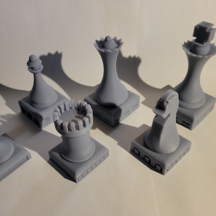 chess set nicholas diaz Board Games Chess Sets game tabletop pieces 3D print model - Mito3D