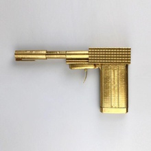 pistola ouro adereços cosplay filme arma armas filmes themanwiththegoldengun 3d print model - Mito3D