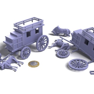 ww1 fr ambulance alphonse marcel Tabletop Characters & Creatures Historical Universe Vehicles Machines horse 3d print model - Mito3D